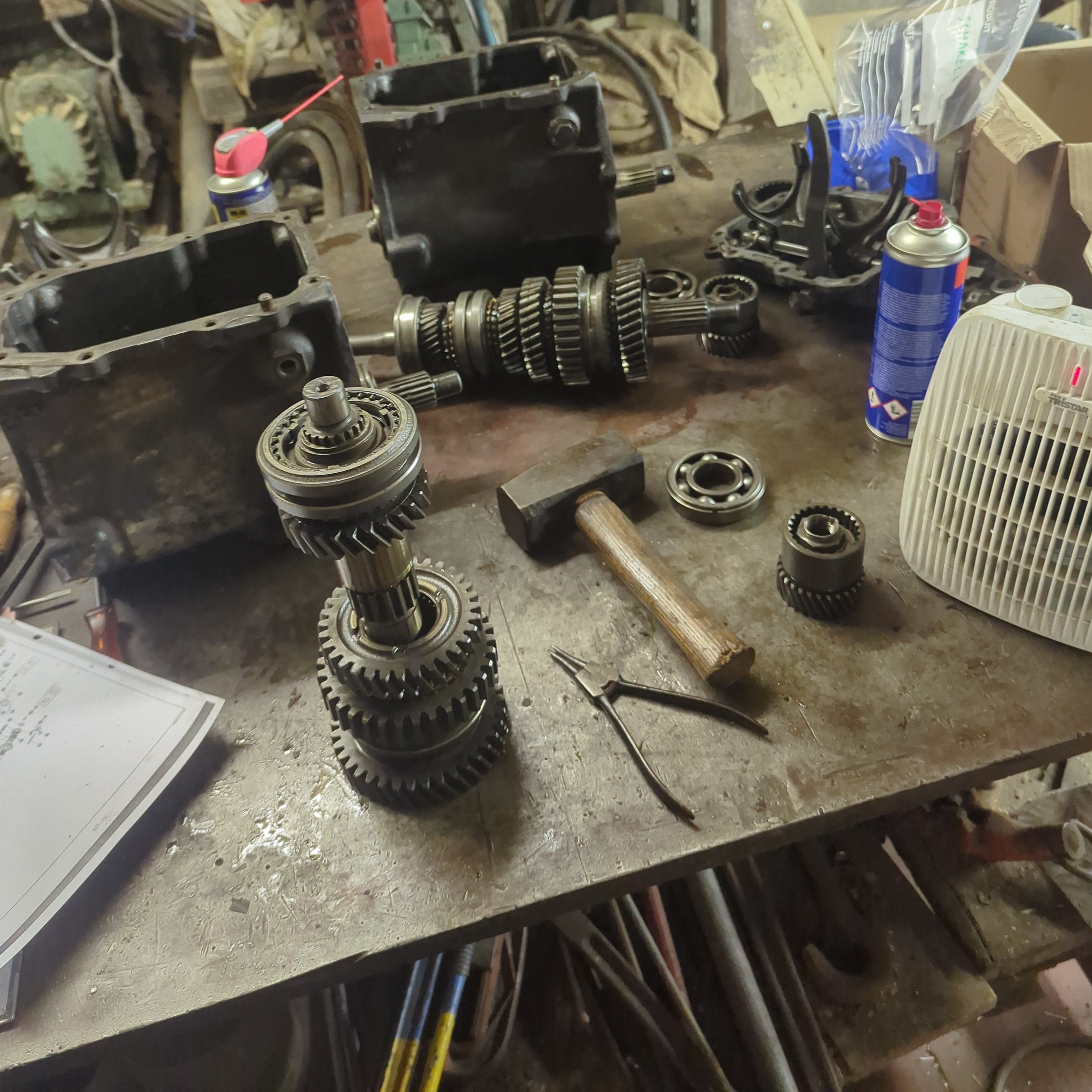 The big gearbox overhaul