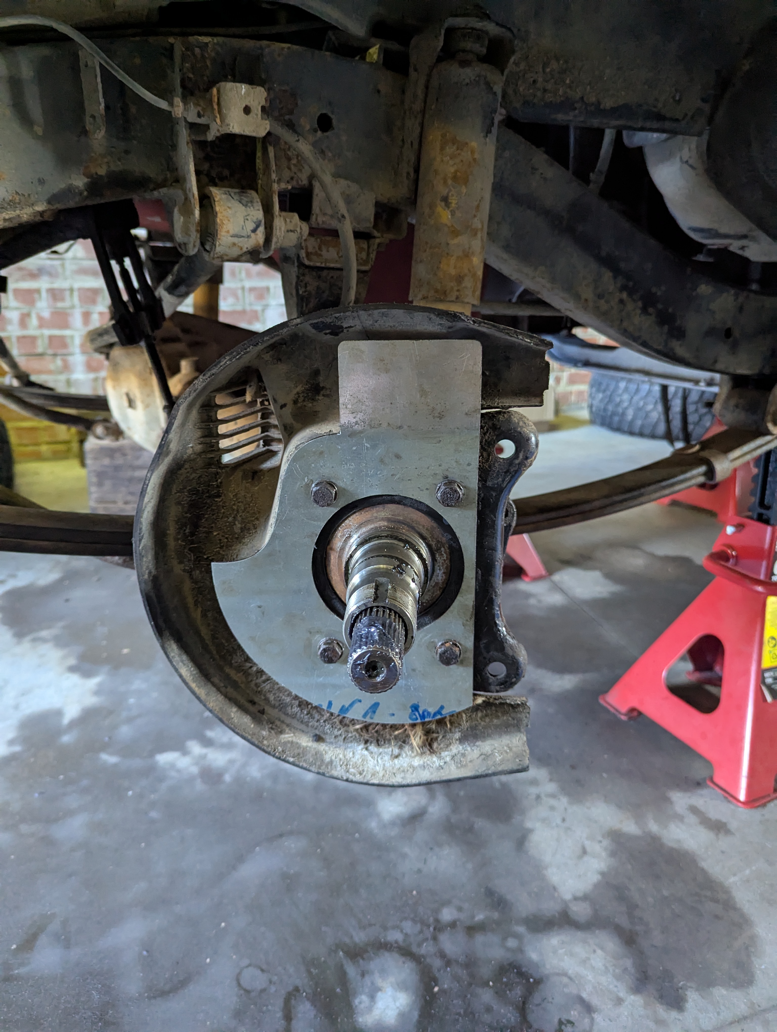 Galvanized protection plate