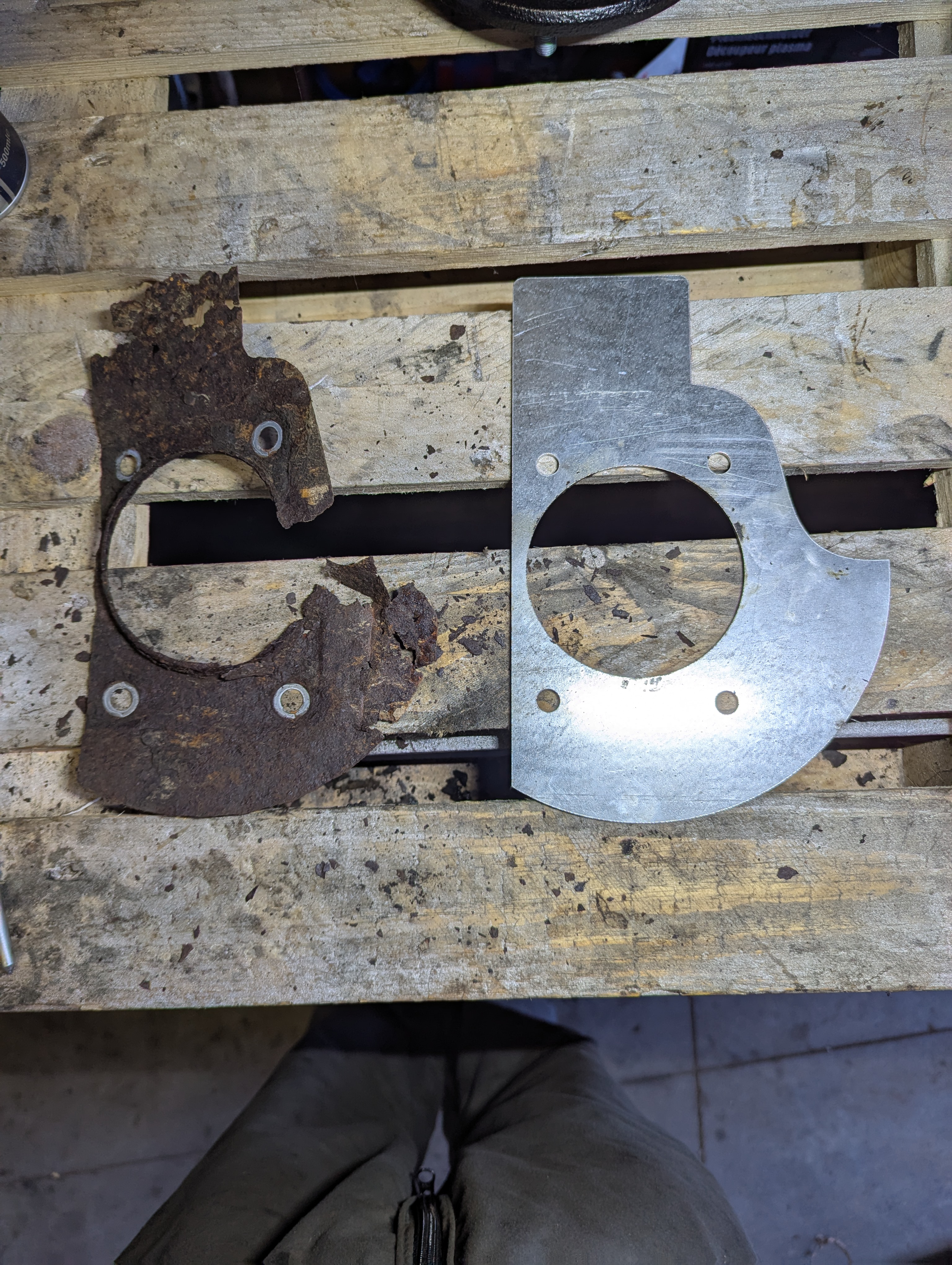 Laser cut brake protection plates