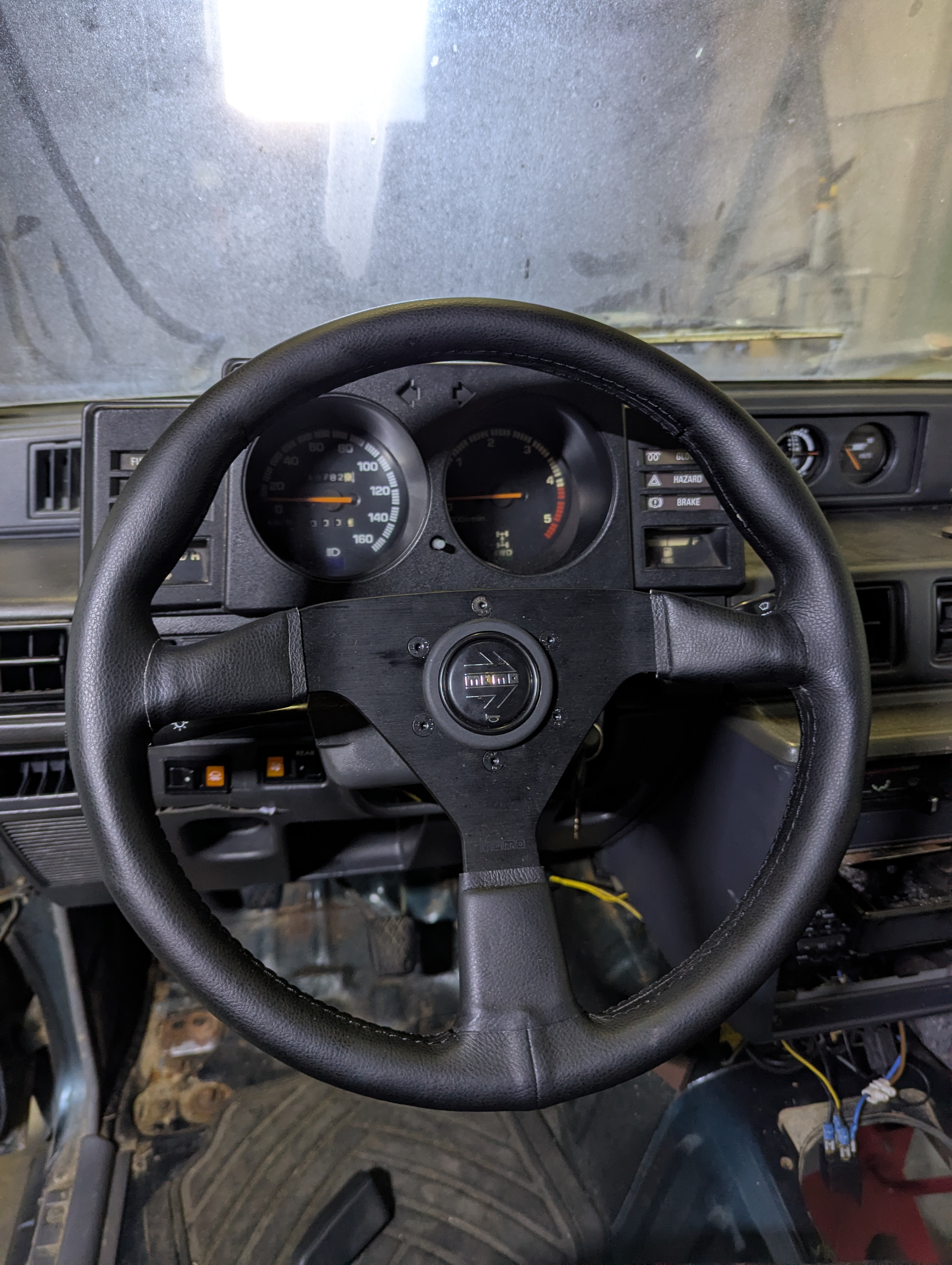 Momo steering wheel