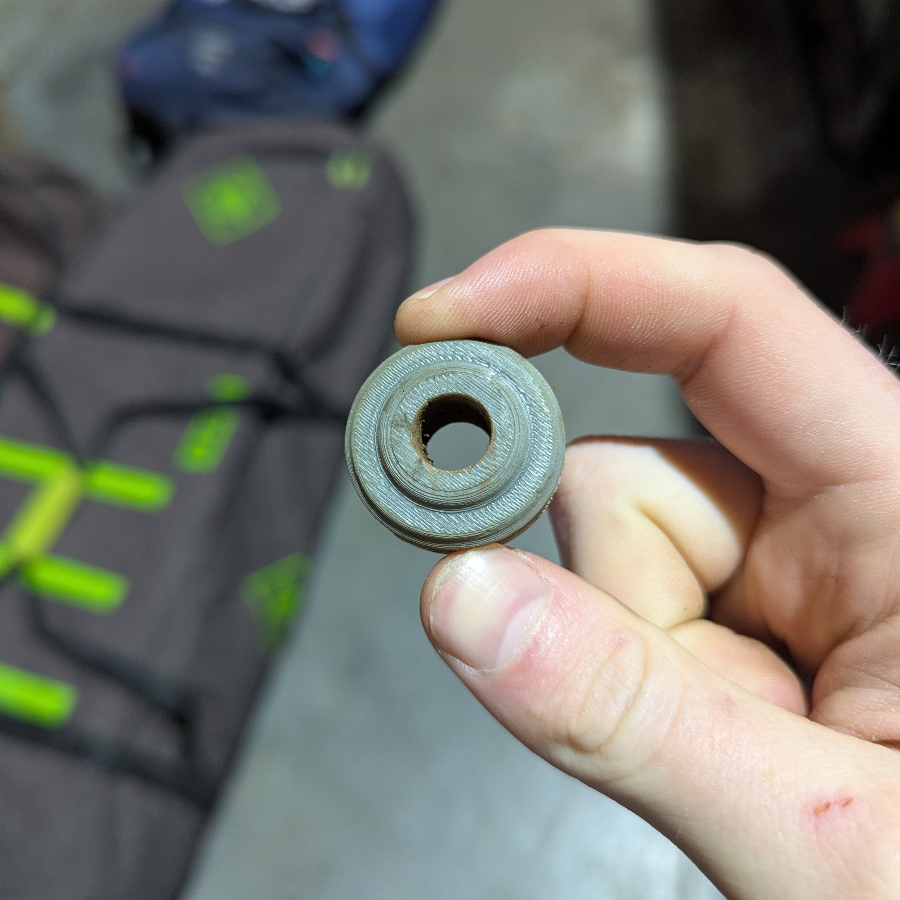 Cast PU shock mount bushings