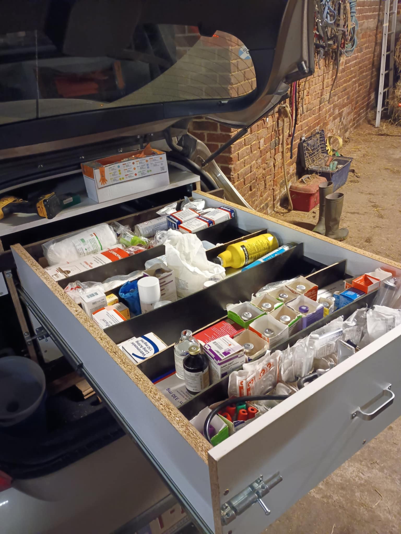 Inexpensive custom shelving